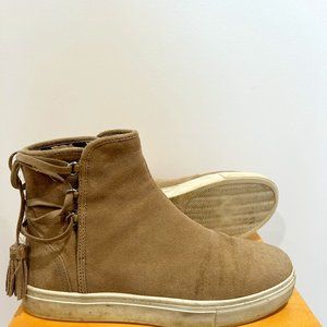 ZARA - SUEDE SNEAKERS - SIZE 38